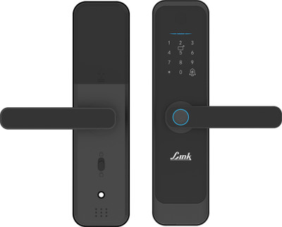 Link Aluminium Glossy Smart Lock(Black)