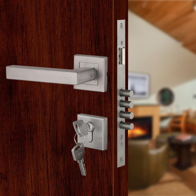 Crust Stainless Steel Matte Handlesets(Silver)