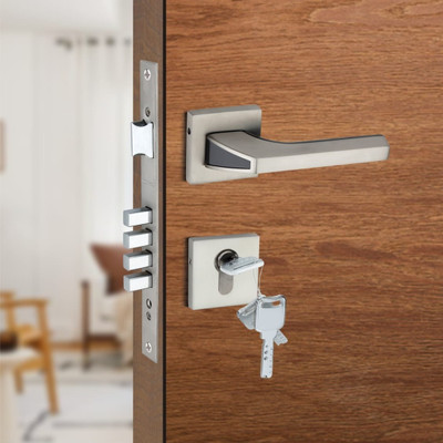 Kunal Gold Stainless Steel, Brass, Iron, Zinc Alloy Matte Handlesets(Silver, Black)