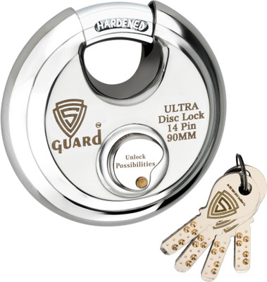 S-Guard Stainless Steel Glossy Deadbolts(Silver, Gold)