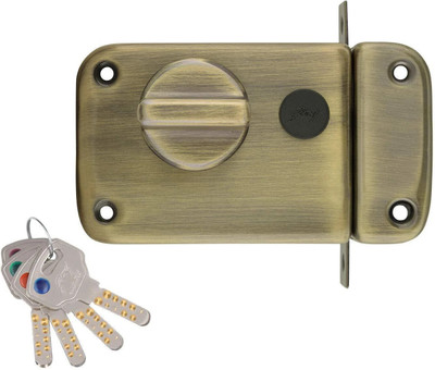 Godrej Locks Steel Metallic Deadbolts(Gold)
