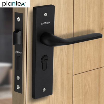 Plantex Brass, Zinc Alloy Matte Handlesets(Black)
