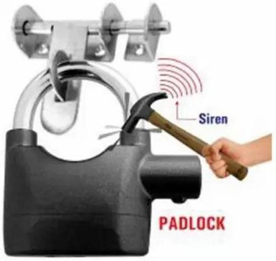 PreciousPearl Steel, Iron Metallic Smart Lock(Black)