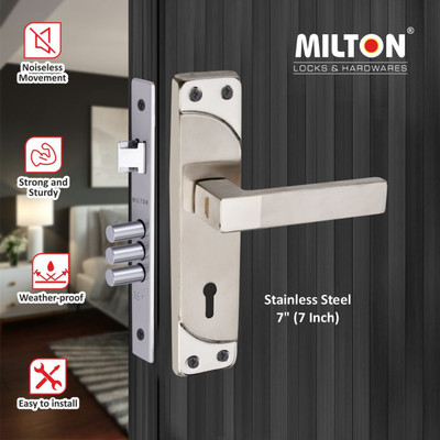 MILTON Stainless Steel Glossy Handlesets(Steel)