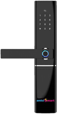 amiciSmart Steel Glossy Finger Print Detectors(Black)