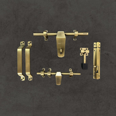 Decowell Stainless Steel Matte Handlesets(Gold)