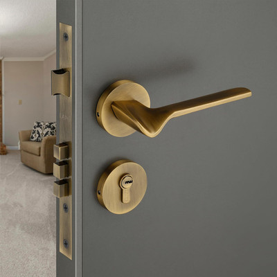 LAPO Brass Matte Handlesets(Brown)