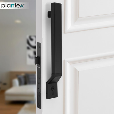 Plantex Stainless Steel Matte Handlesets(Black)