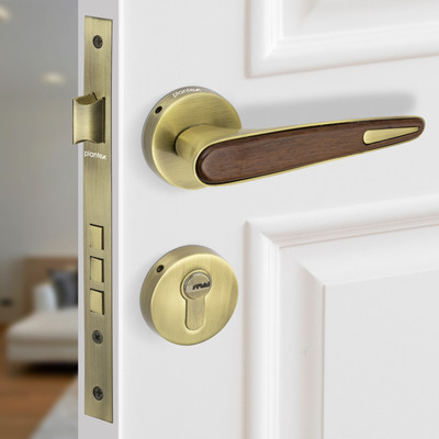 Plantex Brass, Zinc Alloy Matte Handlesets(Gold)