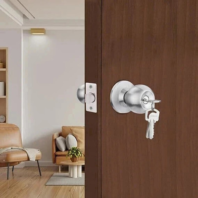 Godrej Locks Steel Polished Deadbolts(Silver)