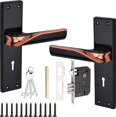 AFON Zinc Alloy Glossy Handlesets(Black, Pink)