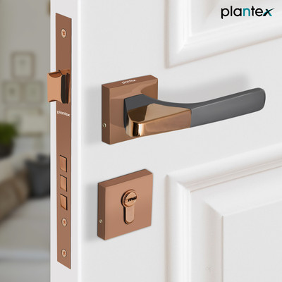 Plantex Brass, Zinc Alloy Glossy Handlesets(Multicolor)