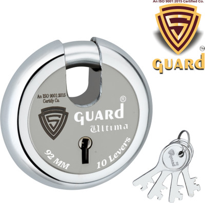 S-Guard Iron Glossy Deadbolts(Silver, Grey)