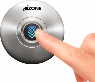 OZONE Zinc Alloy Metallic Electronic locks(Silver)