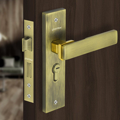 Plantex Brass, Zinc Alloy Glossy Handlesets(Multicolor)