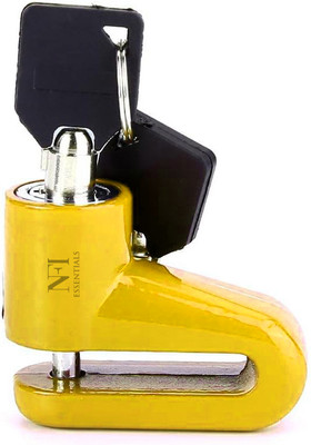 NFI essentials Plastic Metallic Smart Lock(Yellow)
