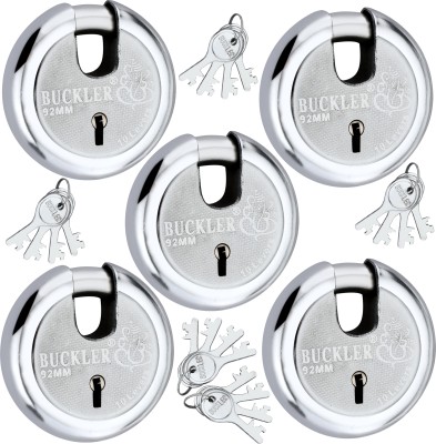 BUCKLER Iron, Steel Chrome Deadbolts(Silver)