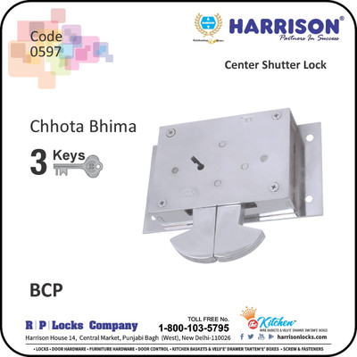 HARRISON Steel Polished Smart Lock(Silver)