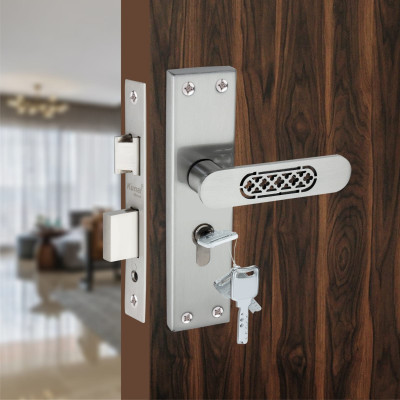 Kunal Gold Brass, Stainless Steel Glossy Handlesets(Steel)