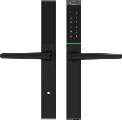 Link Aluminium Glossy Smart Lock(Black)