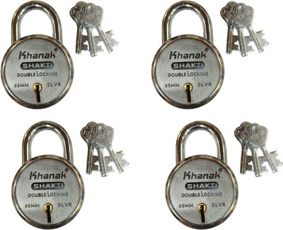 khanak Iron Glossy Smart Lock(Silver)
