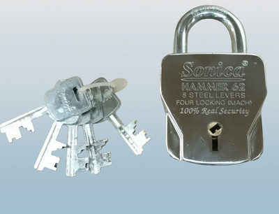 ArsEmterprises Iron Polished Smart Lock(Steel)