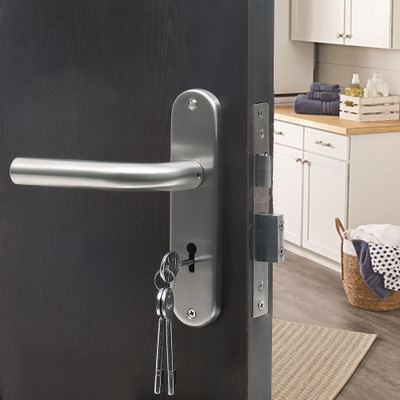 Crust Stainless Steel Matte Handlesets(Silver)