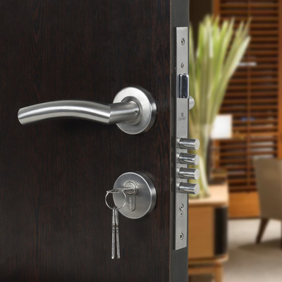 Handle Waala Stainless Steel Matte Handlesets(Silver)