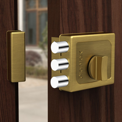 Plantex Brass Matte Deadbolts(Gold)