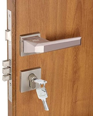 Volo Zinc Alloy Metallic Door levers(Silver)