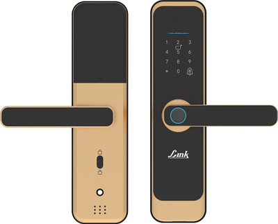 Link Aluminium Glossy Smart Lock(Gold)