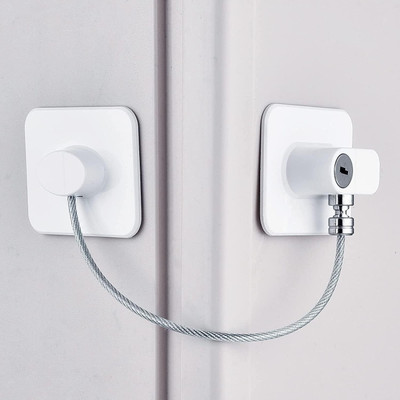 JIYAENTERPRISES Plastic Glossy Smart Lock(White)
