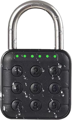 BOSCO Plastic Metallic Smart Lock(Black)