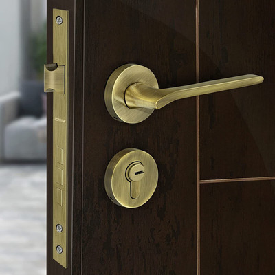 Plantex Brass Matte Handlesets(Gold)