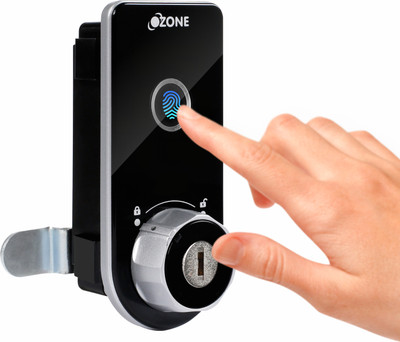 OZONE Zinc Alloy Metallic Electronic locks(Silver)