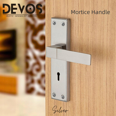 Devos Stainless Steel, Zinc Alloy Glossy Handlesets(Silver)
