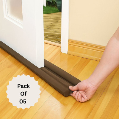 Polyhomes DG05 Polyhomes Door Stopper Floor Mounted Door Stopper(Brown)