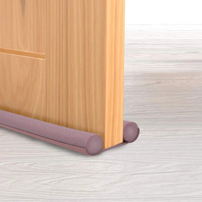 ADMONITION Door Stopper - PVC Door Gap Filler - Door Bottom Sealing Strips - Door Covers as Dust Protector - 36 inch Door Rubber Seal - Door Closer for Home - Air Blocker Door Mounted Door Stopper(Brown)