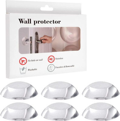 SHOPOWARE 06 pcs Door Knob Wall Protector - Rubber Door Stopper Self-Adhesive with Strong Stickiness Door Knob Wall Protector Transparent Round Silicone Wall Mounted Door Stopper(White) SHOPOWARE 06 pcs Door Knob Wall Protector - Rubber Door Stopper Self-Adhesive with Strong Stickiness Door Knob Wall Protector Transparent Round Silicone Wall Mounted Door Stopper(White)