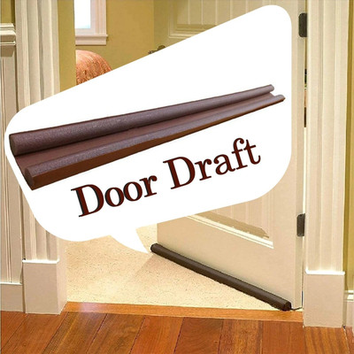 magicflex DDS100 Door Draft Stopper Floor Mounted Door Stopper(Brown)