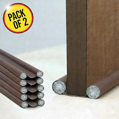 OHSO TRENDY PVC Door Guard Stopper (39 Inches, Pack of 2) Gap Filler for Door Bottom Seal Energy Saving Door Stopper for Dust Protection, Door Guard for Home Door Mounted Door Stopper deal from flipkart