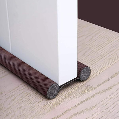 Natural Heaven Door Bottom Sealing Strip PVC Door Guard 39 Inch Door Seal Gap Filler for Door Sound-Proof, Reduce Noise, Energy Saving Door Stopper for Reduce Door Dust Door Mounted Door Stopper(Brown)