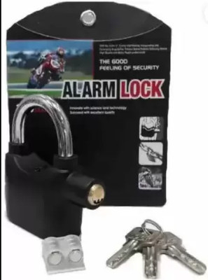 nisatraders ™ Multi Purpose Security Siren Lock Alarm Padlock 110 DB Black Door & Window Door Window Alarm(110)
