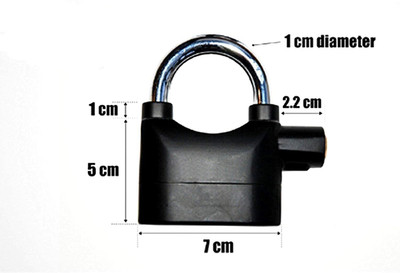 Crystal zone One-way Bike Alarm Kit(Siren 200 dB)