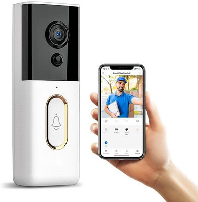 ROCKTECH Ultra-Wide Angle Smart Video Doorbell Door Door Window Alarm(2)