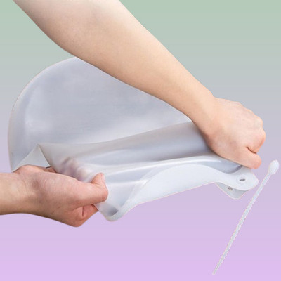 juggaris Silicone Bread Stirring Bag designed for Pastry Dough and Cooking Silicone Detachable Dough Maker(White)