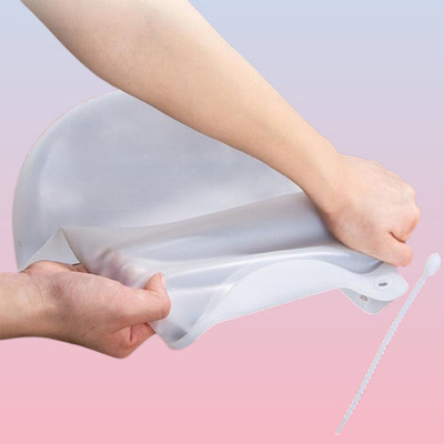juggaris Silicone Baking Stirring Bag meant for Pastry Dough and Baking Silicone Detachable Dough Maker(White)