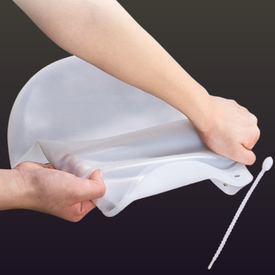 juggaris Silicone Baking Stirring Pouch suitable for Bread Dough and Baking Silicone Detachable Dough Maker(White)