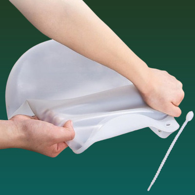 juggaris Premium Silicone Baking Mixing Sack designed for Pastry Dough and Baking Silicone Detachable Dough Maker(White)