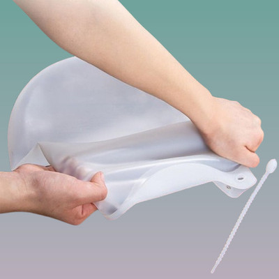 juggaris Silicone Baking Blending Sack for Bread Dough and Cooking Silicone Detachable Dough Maker(White)